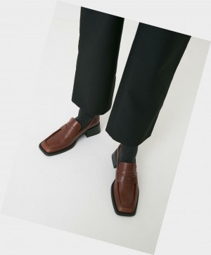 Vagabond Blanca Loafers Dam Bruna | 30826-DNFE