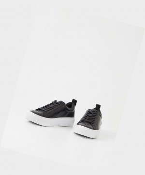 Vagabond Zoe Platform Låga Sneakers Dam Svarta | 31064-TNSC
