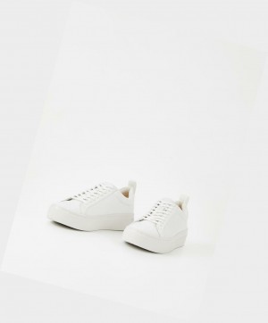Vagabond Zoe Platform Platåsneakers Dam Vita | 83621-KORV