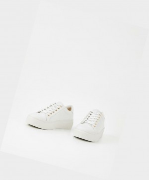 Vagabond Zoe Platform Platåsneakers Dam Vita | 29461-SFYJ